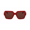 KARL LAGERFELD KL6104SR-600 Damen Cat Eye Sonnenbrille Shiny Red Grey Gradient 53mm