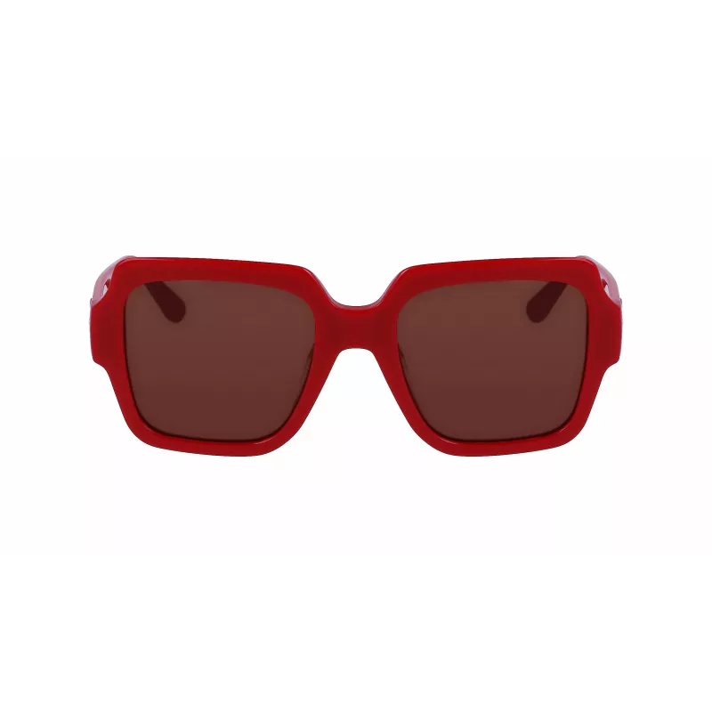 KARL LAGERFELD KL6104SR-600 Damen Cat Eye Sonnenbrille Shiny Red Grey Gradient 53mm