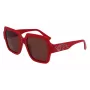 KARL LAGERFELD KL6104SR-600 Damen Cat Eye Sonnenbrille Shiny Red Grey Gradient 53mm