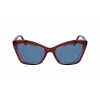 KARL LAGERFELD KL6105S-604 Damen Katzenaugen-Sonnenbrille Havana Braun Verlauf 54mm