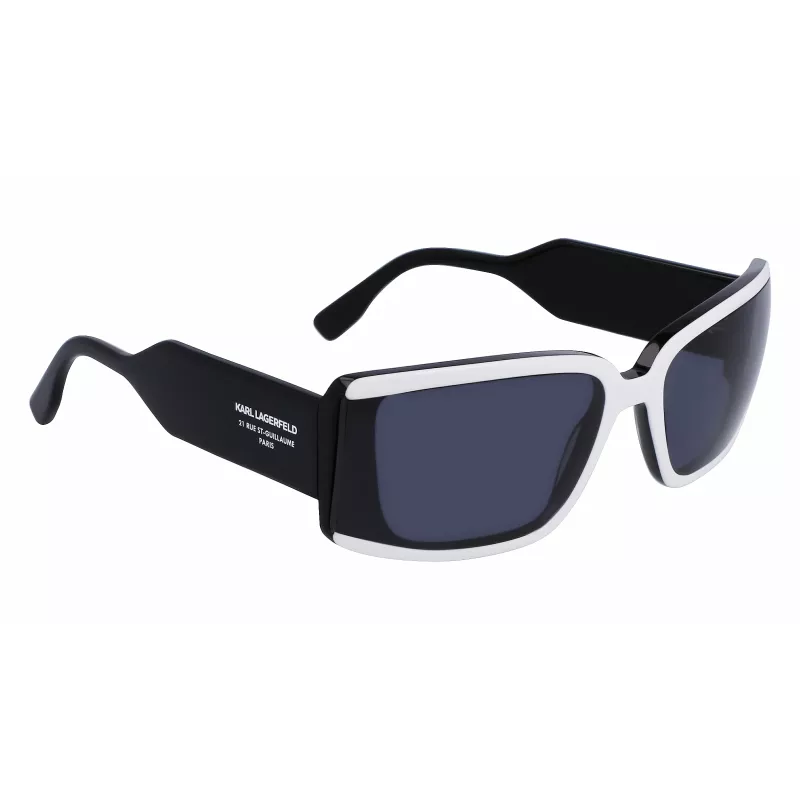 KARL LAGERFELD KL6106S-6 Unisex Sonnenbrille 64/19/135 mm Schwarz Grau