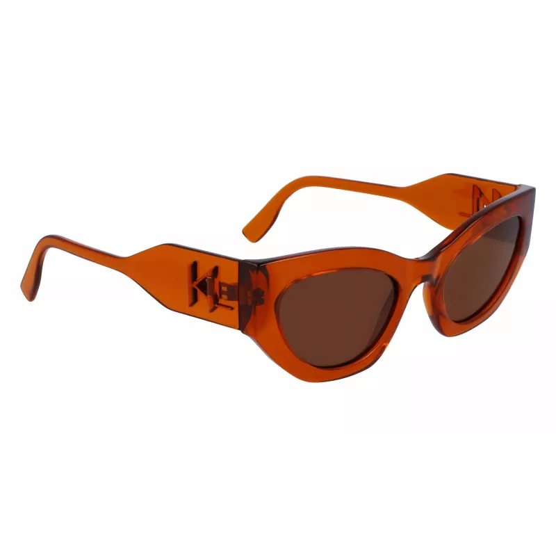 KARL LAGERFELD KL6122S522221 Damen-Sonnenbrille Havana Acetatrahmen Braune Gläser 52mm