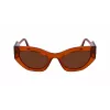 KARL LAGERFELD KL6122S522221 Damen-Sonnenbrille Havana Acetatrahmen Braune Gläser 52mm