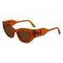 KARL LAGERFELD KL6122S522221 Damen-Sonnenbrille Havana Acetatrahmen Braune Gläser 52mm