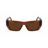 KARL LAGERFELD KL6123S541824 Unisex-Sonnenbrille, glänzend schwarzer Rahmen, graue Gläser, 54/18/140 mm