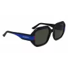 KARL LAGERFELD KL6124S-001 Damen Cat-Eye-Sonnenbrille Schwarz/Grau 53mm