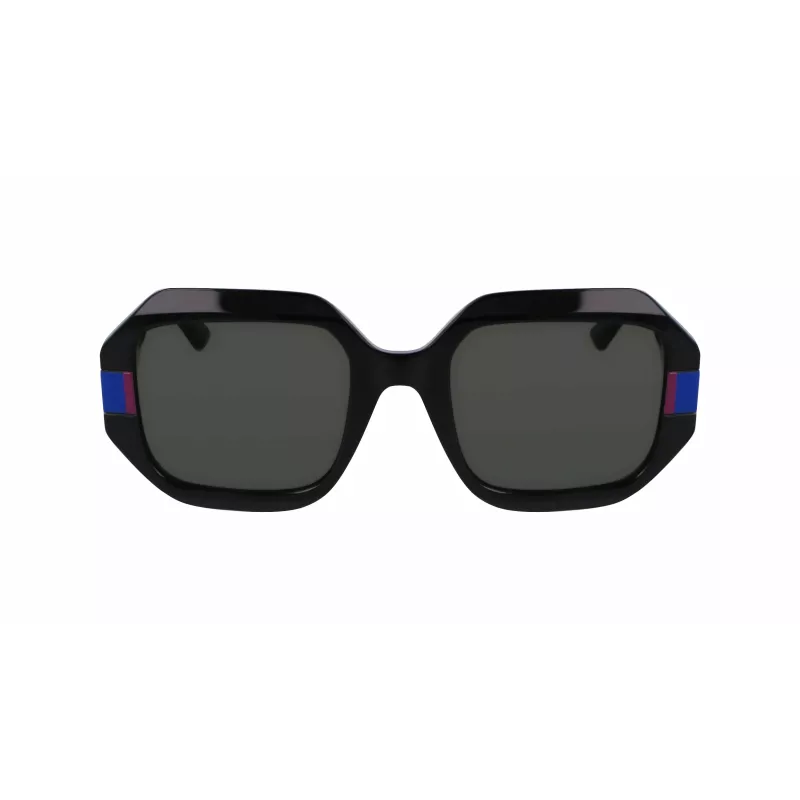 KARL LAGERFELD KL6124S-001 Damen Cat-Eye-Sonnenbrille Schwarz/Grau 53mm