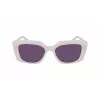 KARL LAGERFELD KL6125S-280 Damen-Sonnenbrille Havanna Schildpatt Acetatrahmen Braune Verlaufsgläser 52mm