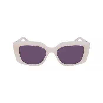 KARL LAGERFELD KL6125S-280 Damen-Sonnenbrille Havanna Schildpatt Acetatrahmen Braune Verlaufsgläser 52mm
