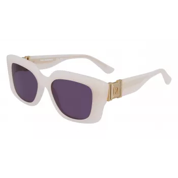 KARL LAGERFELD KL6125S-280 Damen-Sonnenbrille Havanna Schildpatt Acetatrahmen Braune Verlaufsgläser 52mm