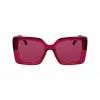 KARL LAGERFELD KL6126S522054 Damen eckige Acetat-Sonnenbrille Havana Brown Gradient 52mm