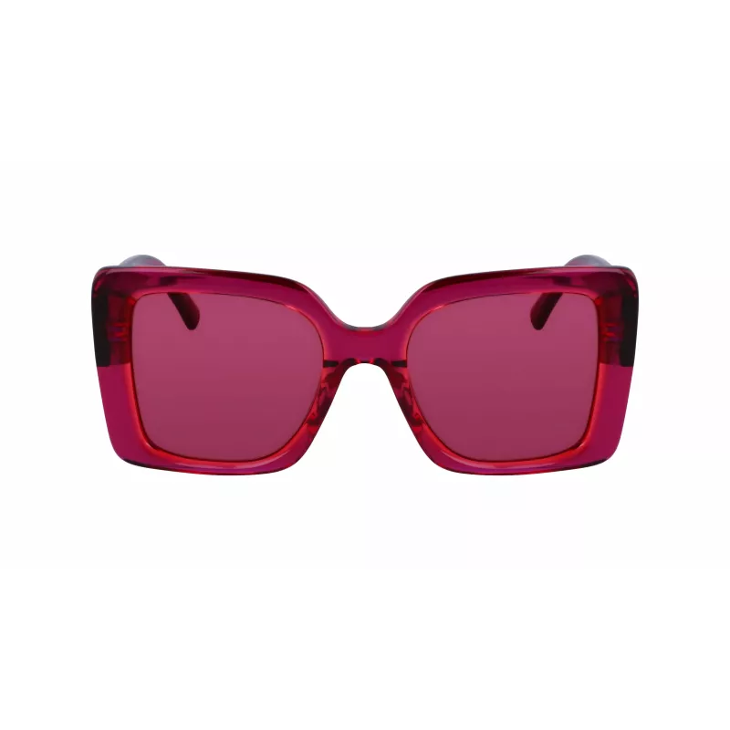 KARL LAGERFELD KL6126S522054 Damen eckige Acetat-Sonnenbrille Havana Brown Gradient 52mm