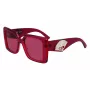 KARL LAGERFELD KL6126S522054 Damen eckige Acetat-Sonnenbrille Havana Brown Gradient 52mm