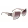 KARL LAGERFELD KL6140S531710 Damen-Rechteck-Sonnenbrille Schwarz/Grau 53mm