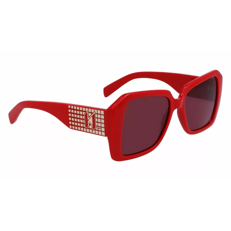 KARL LAGERFELD KL6140S531760 Damen-Sonnenbrille Havana Acetat Braun Polycarbonat 53mm