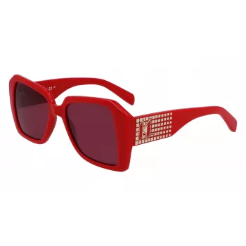 KARL LAGERFELD KL6140S531760 Damen-Sonnenbrille Havana Acetat Braun Polycarbonat 53mm