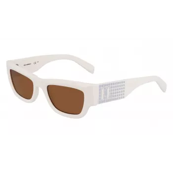 KARL LAGERFELD KL6141S522110 Damen-Sonnenbrille - Schwarzer Rahmen, grau verlaufende Gläser, 52/21/140 mm