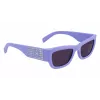 KARL LAGERFELD KL6141S522154 Damen Katzenaugen-Sonnenbrille - Schwarzer Acetatrahmen, grau verlaufende Gläser, 52 mm