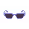KARL LAGERFELD KL6141S522154 Damen Katzenaugen-Sonnenbrille - Schwarzer Acetatrahmen, grau verlaufende Gläser, 52 mm