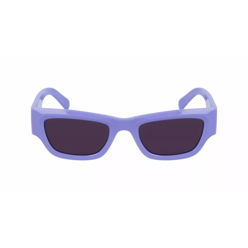 KARL LAGERFELD KL6141S522154 Damen Katzenaugen-Sonnenbrille - Schwarzer Acetatrahmen, grau verlaufende Gläser, 52 mm