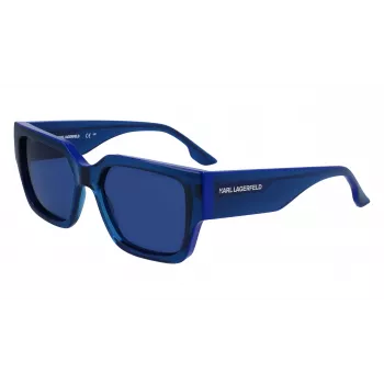 KARL LAGERFELD KL6142S-423 Unisex Sonnenbrille Blue Havana Grau Blau 55mm