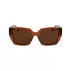 KARL LAGERFELD KL6143S-246 Damen-Sonnenbrille Havana Brown Tortoise Acetat-Fassung Braune Gradienten-Gläser 53mm