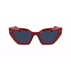 KARL LAGERFELD KL6145S-600 Damen Cat Eye Sonnenbrille Havana Braun Verlauf 54mm