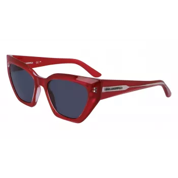 KARL LAGERFELD KL6145S-600 Damen Cat Eye Sonnenbrille Havana Braun Verlauf 54mm