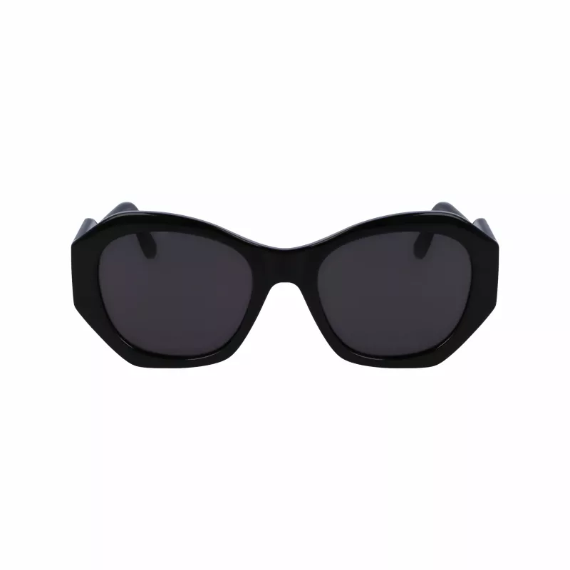 KARL LAGERFELD KL6146SN-1 Damen-Sonnenbrille - Eckiger Cat-Eye-Acetatrahmen - UV400-Schutz - 54 mm Glas