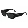 KARL LAGERFELD KL6160S Unisex-Sonnenbrille - Schwarzer Rahmen, graue Gläser - 54/17/140 mm