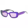 KARL LAGERFELD KL6164S-500 Damen eckige Acetat-Sonnenbrille - Schwarz/Grau 50mm