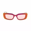 KARL LAGERFELD KL6164S-602 Damen Cat-Eye-Sonnenbrille Havana Braun Verlauf 50mm