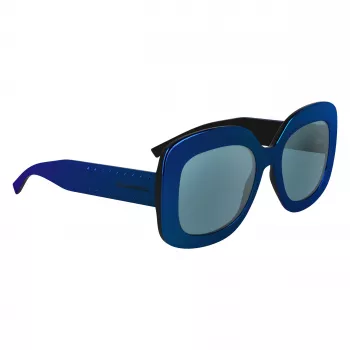 KARL LAGERFELD KL6165S-400 Damen-Sonnenbrille Quadratisch Kunststoff Vollrand Grau Verlaufsglas 53/19/140 mm