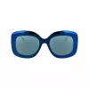 KARL LAGERFELD KL6165S-400 Damen-Sonnenbrille Quadratisch Kunststoff Vollrand Grau Verlaufsglas 53/19/140 mm