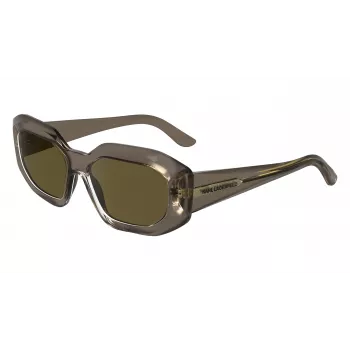 KARL LAGERFELD KL6167S-278 Damen Cat-Eye-Sonnenbrille Havana Braun Verlauf 53mm