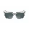 KARL LAGERFELD KL6181S551900 Damen Katzenaugen-Sonnenbrille Schwarz Grau Verlauf 55/19/140 mm