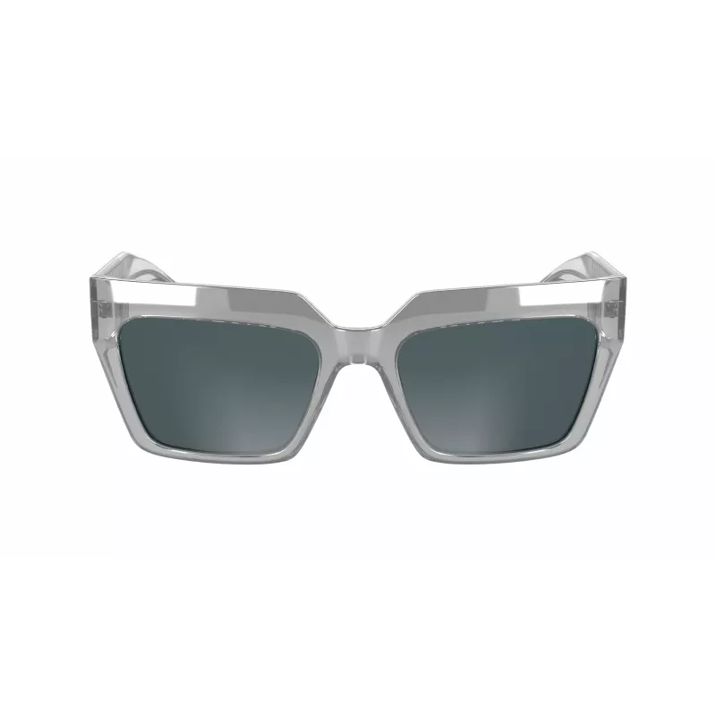 KARL LAGERFELD KL6181S551900 Damen Katzenaugen-Sonnenbrille Schwarz Grau Verlauf 55/19/140 mm