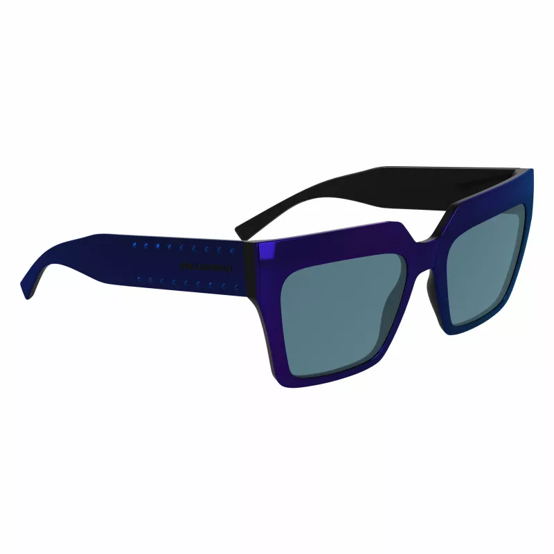 KARL LAGERFELD KL6181SN-400 Damen Cat-Eye-Sonnenbrille Blau Verlauf