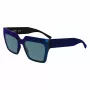 KARL LAGERFELD KL6181SN-400 Damen Cat-Eye-Sonnenbrille Blau Verlauf