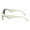 KARL LAGERFELD KL6185S591410 Damen Butterfly-Sonnenbrille Schwarz/Grau 59mm