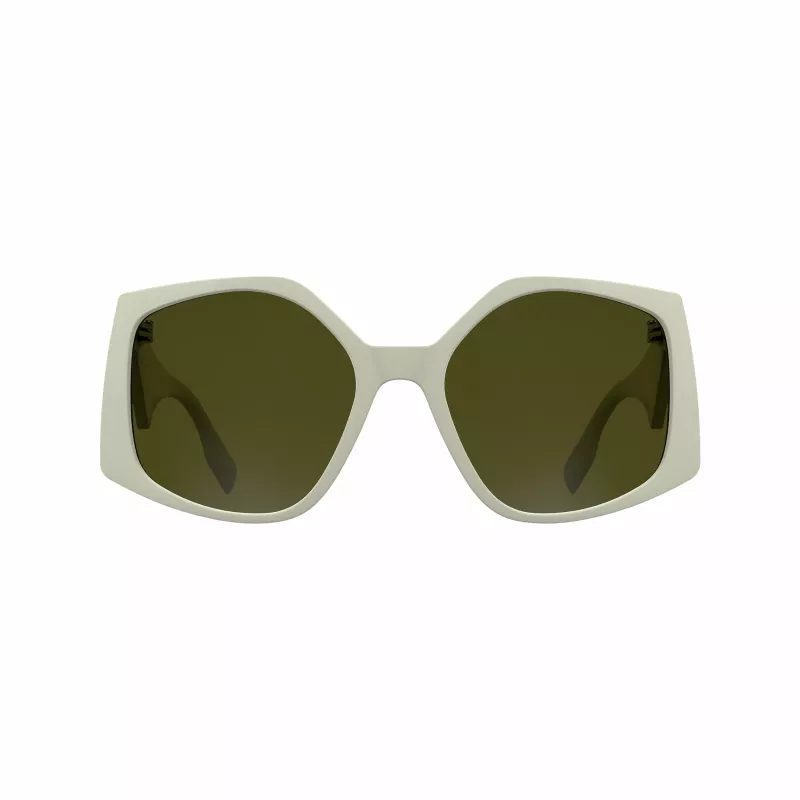 KARL LAGERFELD KL6208S-105 Damen-Sonnenbrille - Schwarzer Acetatrahmen, graue Polycarbonatgläser, 55 mm