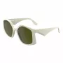 KARL LAGERFELD KL6208S-105 Damen-Sonnenbrille - Schwarzer Acetatrahmen, graue Polycarbonatgläser, 55 mm