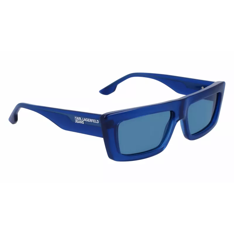 KARL LAGERFELD KLJ6147S Unisex Sonnenbrille - Schwarzer Rahmen Graue Gläser 56/15/145 mm