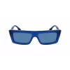 KARL LAGERFELD KLJ6147S Unisex Sonnenbrille - Schwarzer Rahmen Graue Gläser 56/15/145 mm