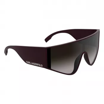 Karl Lagerfeld Unisex Square Sonnenbrille KL6209S-601 Schwarz/Grau 65-19-140