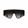 Karl Lagerfeld Unisex Square Sonnenbrille KL6209S-601 Schwarz/Grau 65-19-140