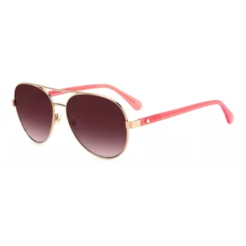 Kate Spade AVERIE-S-AU2 Damen-Sonnenbrille, eckig, 58 mm