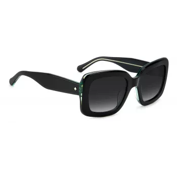 KATE SPADE Bellamy Damen-Sonnenbrille - Dark Havana Gestell, Brown Gradient Gläser - 52mm