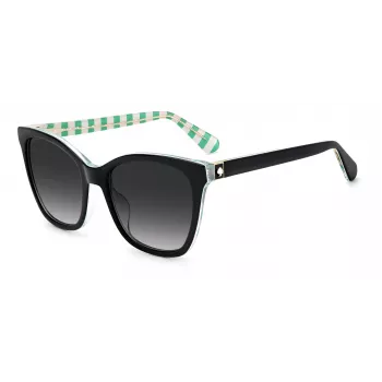 KATE SPADE DESIS807F59O Damen-Sonnenbrille, Havanna-Acetat-Rahmen, braune Verlaufsgläser, 55/17/140 mm