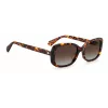 KATE SPADE Dionna Damen-Sonnenbrille S06JF2L Havana Acetat Braun Verlauf 52mm